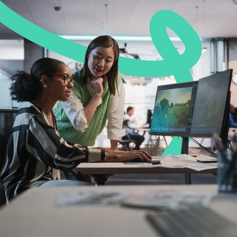 cdae women at computer
